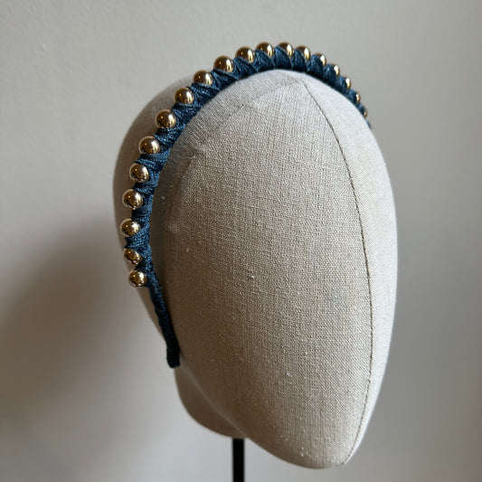 GOLDEN teal headband