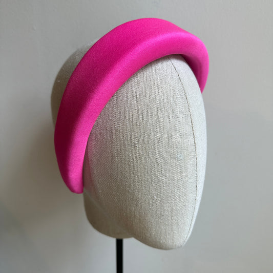 PADDED headband - hot pink