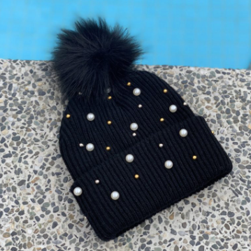 SPARKLE beanie - black